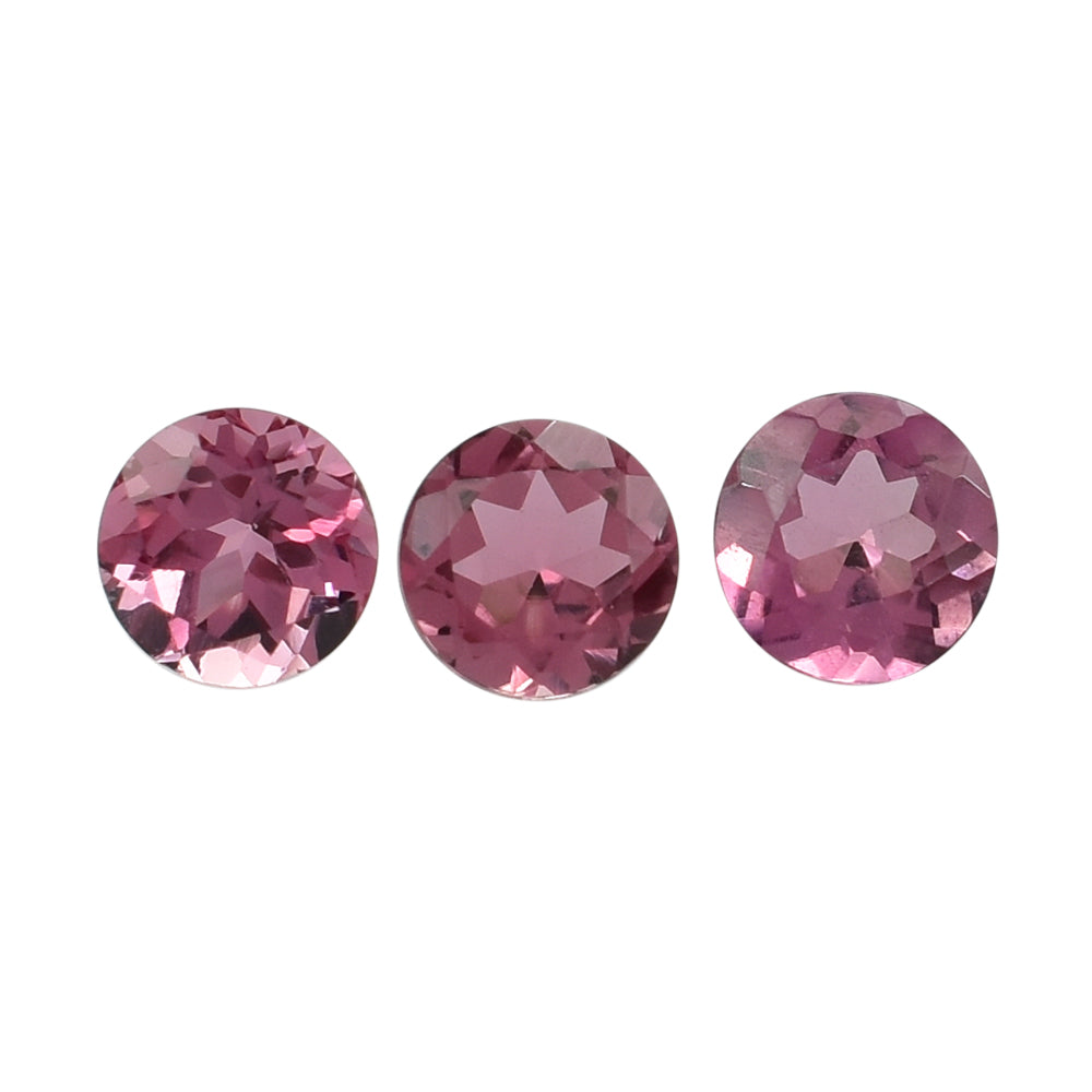 PINK TOURMALINE CUT ROUND 3.75MM 0.21 Cts.