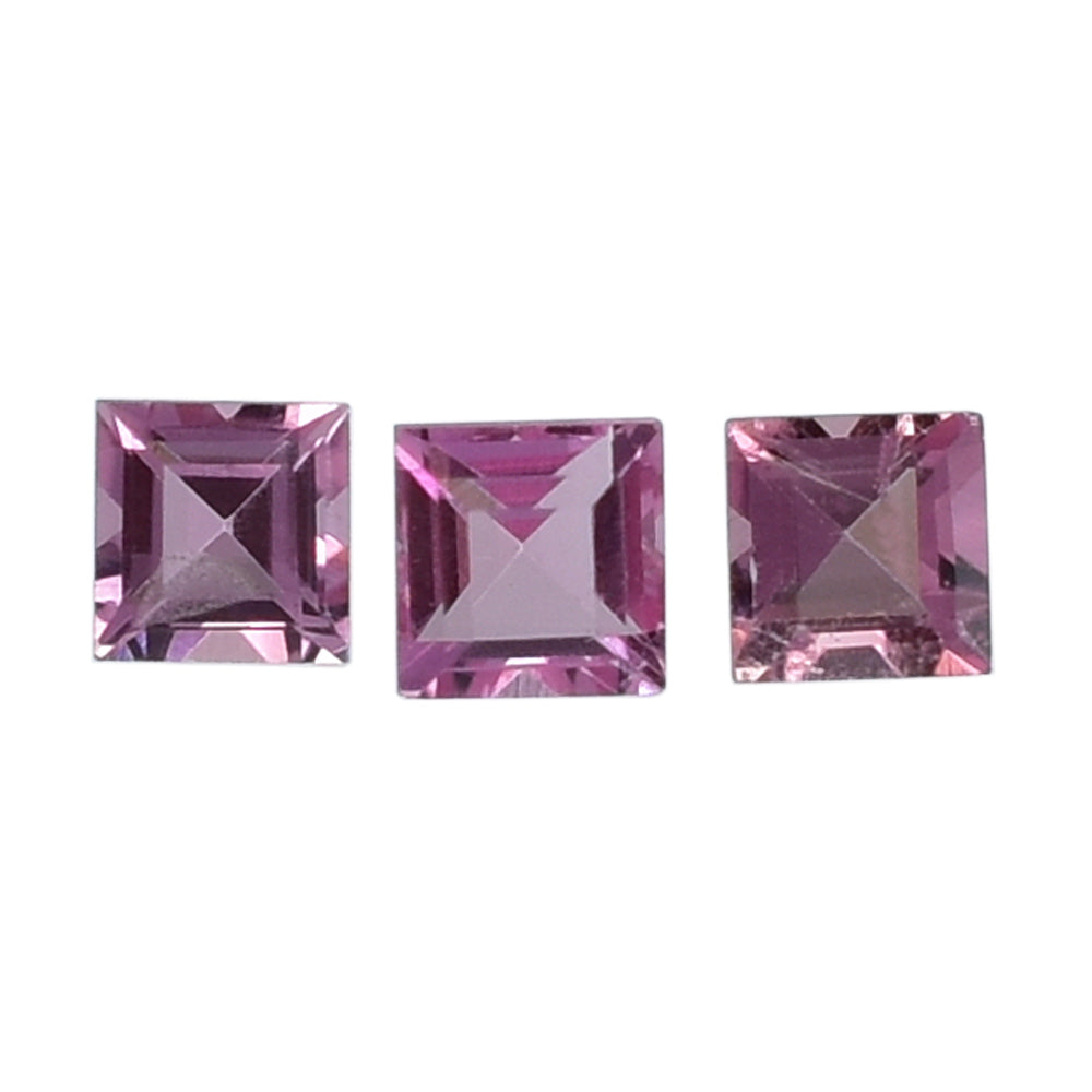 PINK TOURMALINE CUT SQUARE 1.50MM 0.02 Cts.