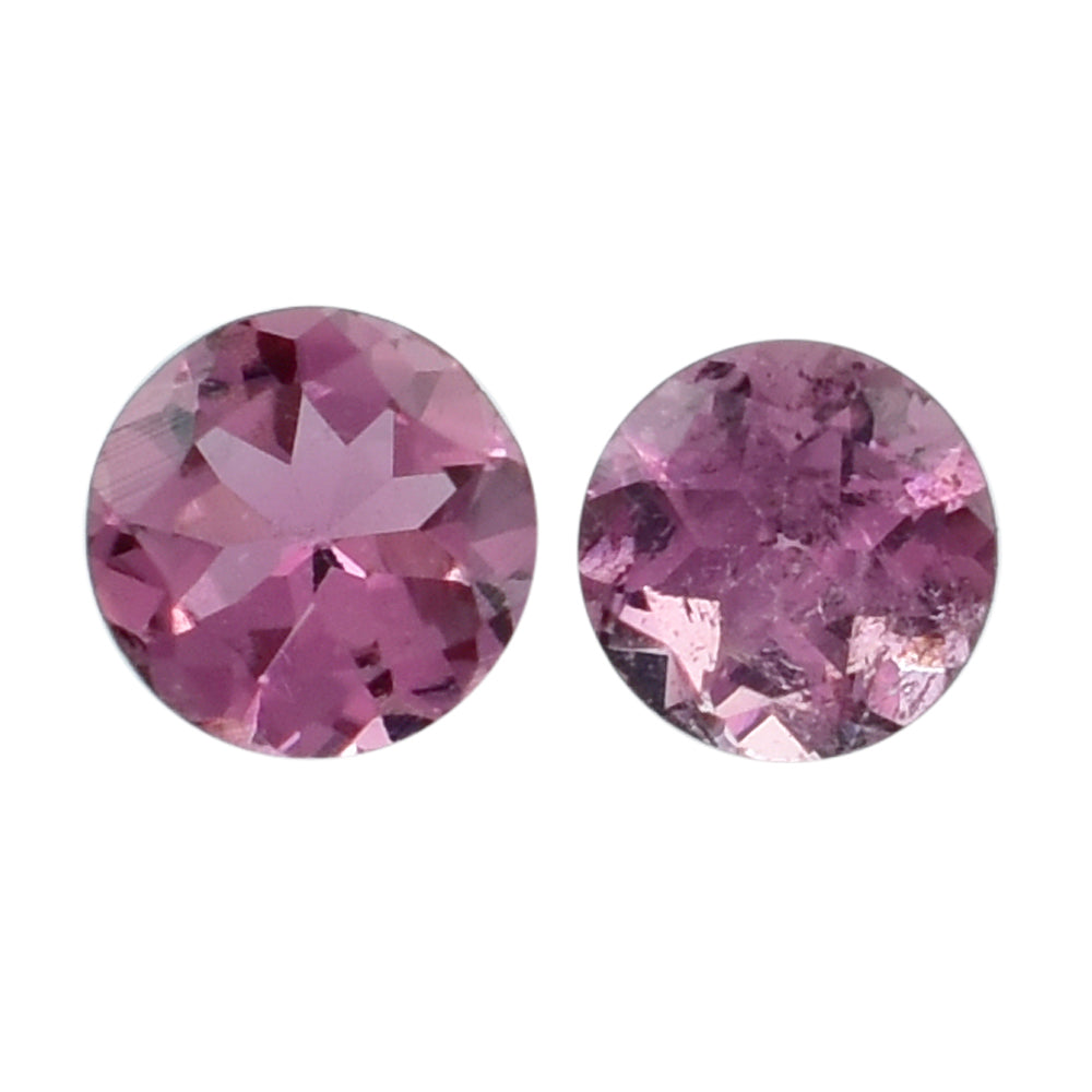 PINK TOURMALINE CUT ROUND 3MM 0.11 Cts.