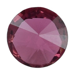 PINK TOURMALINE HIGH DOME ROSE CUT ROUND DIAMOND CUT BACK 4MM 0.26 Cts.