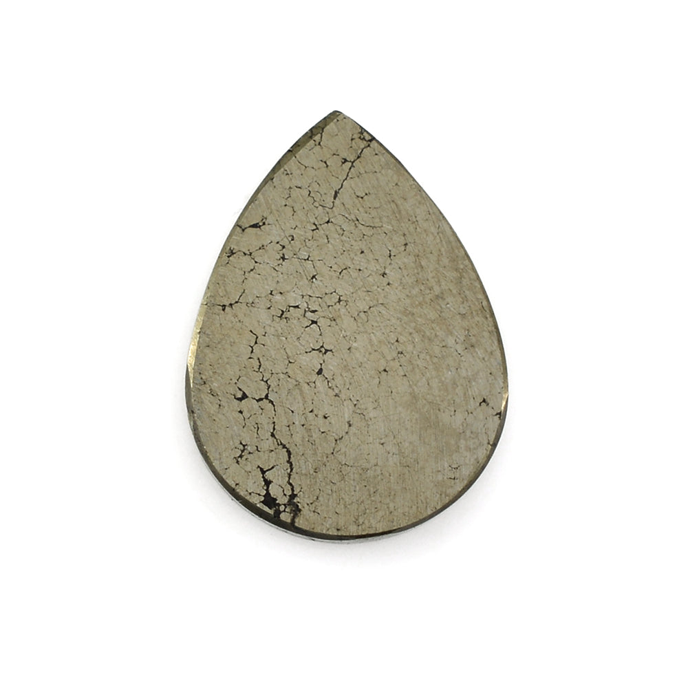 PYRITE PEAR PLATE 16X12MM 7.35 Cts.