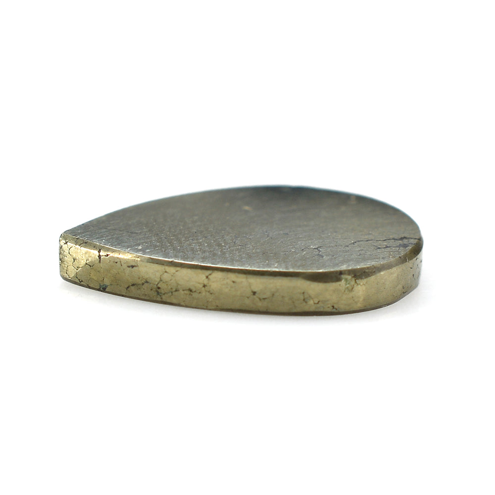 PYRITE PEAR PLATE 16X12MM 7.35 Cts.