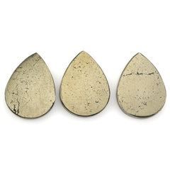 PYRITE PEAR PLATE 16X12MM 7.35 Cts.