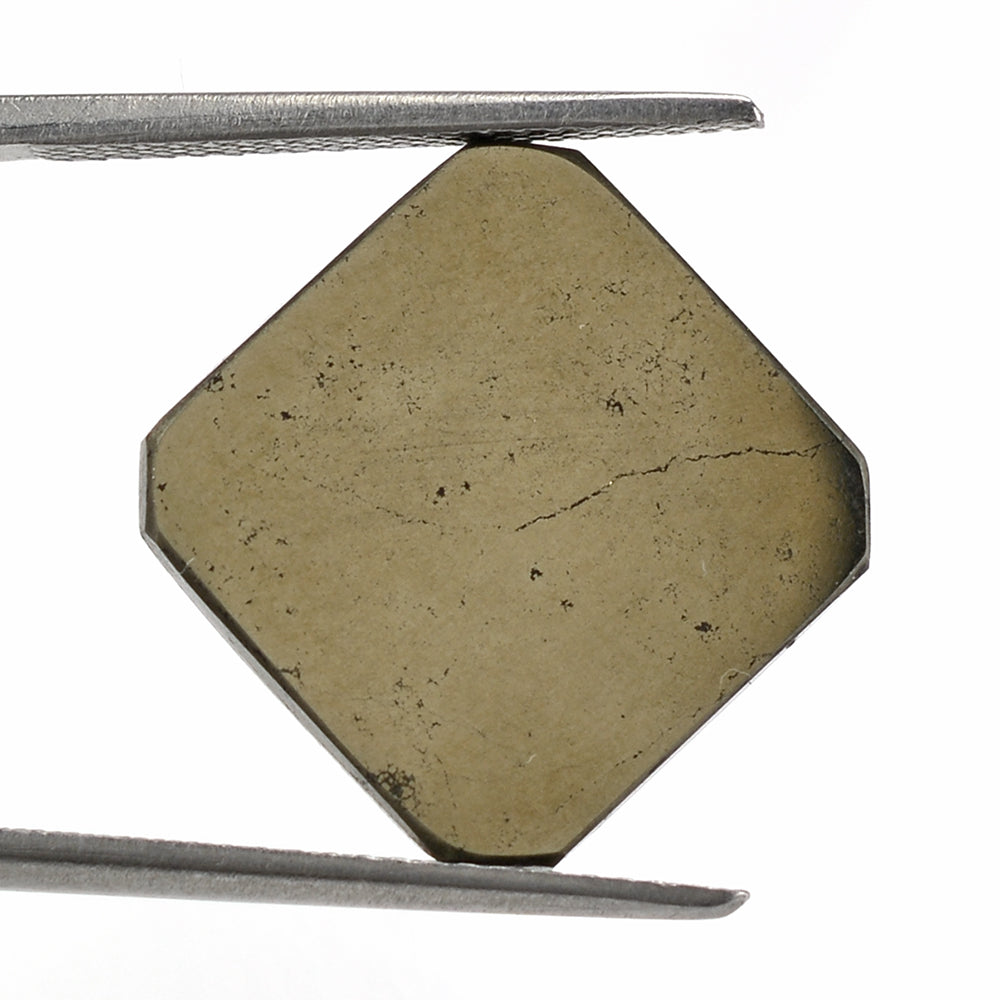 PYRITE SQUARE - OCTAGON PLATE 15MM 10.30 Cts.