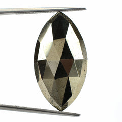 PYRITE ROSE CUT MARQUISE CAB 25X14MM 15.42 Cts.