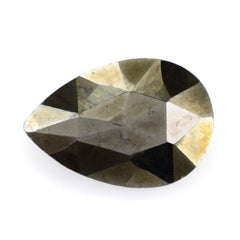 PYRITE ROSE CUT BRIOLETTE PEAR (FULL DRILL) 11X7.50MM 4.17 Cts.