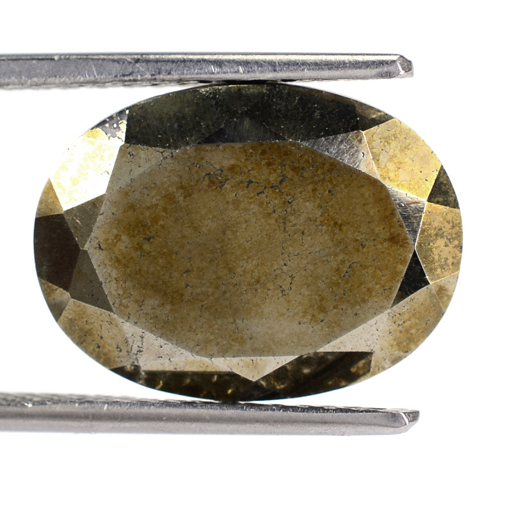 PYRITE CUT OVAL 16X12MM 13.77 Cts.