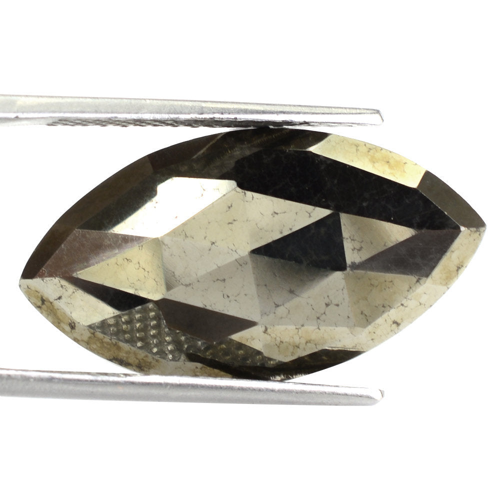 PYRITE ROSE CUT MARQUISE CAB 25X13.50MM 14.88 Cts.