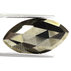 PYRITE ROSE CUT MARQUISE CAB 25X13.50MM 14.88 Cts.
