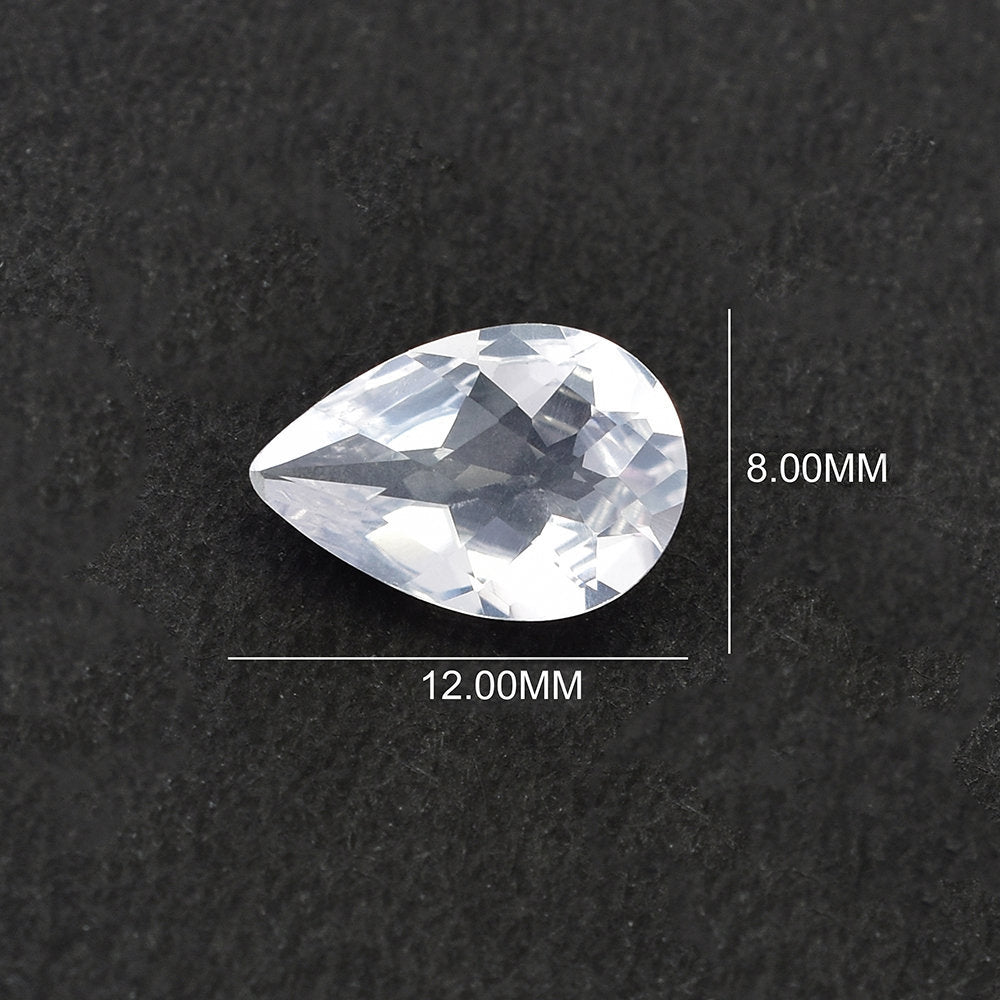 QUARTZ BLUE MOON CHECKER CUT (A/CLEAN) PEAR 12.00X8.00 MM 2.19 Cts.