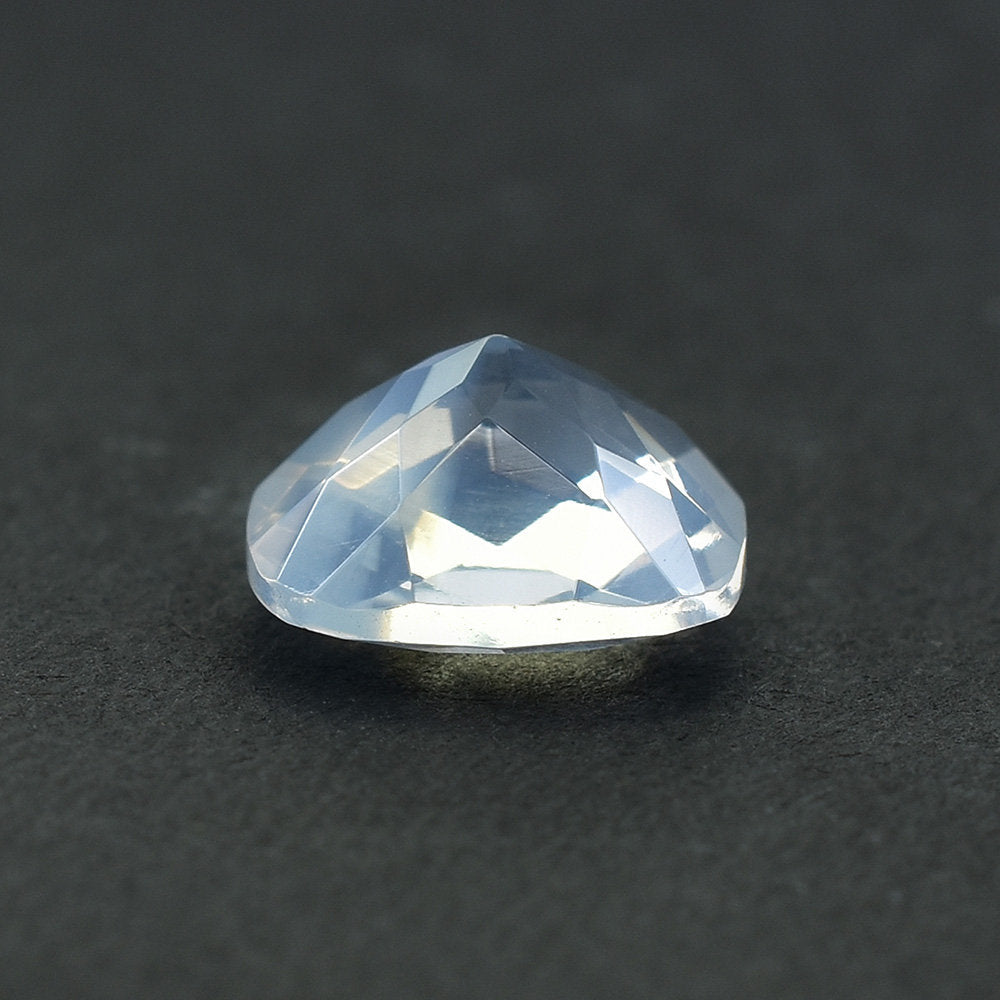 QUARTZ BLUE MOON CHECKER CUT (A/CLEAN) CUSHION 12.00X12.00 MM 6.26 Cts.