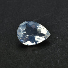 BLUE MOON QUARTZ CHECKER CUT PEAR (A/CLEAN) 16.00X12.00 MM 7.38 Cts.