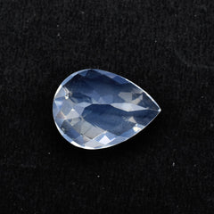 BLUE MOON QUARTZ CHECKER CUT PEAR (A/CLEAN) 16.00X12.00 MM 7.38 Cts.