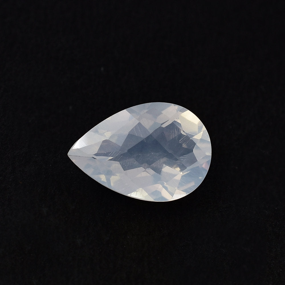 QUARTZ BLUE MOON CHECKER CUT (A/CLEAN) PEAR 13.00X9.00 MM 3.41 Cts.