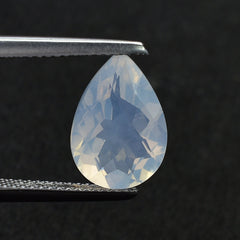 QUARTZ BLUE MOON CHECKER CUT (A/CLEAN) PEAR 13.00X9.00 MM 3.41 Cts.