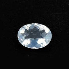 BLUE MOON QUARTZ CHECKER CUT OVAL (A/CLEAN) 16.00X12.00 MM 7.61 Cts.
