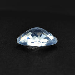 BLUE MOON QUARTZ CHECKER CUT OVAL (A/CLEAN) 16.00X12.00 MM 7.61 Cts.