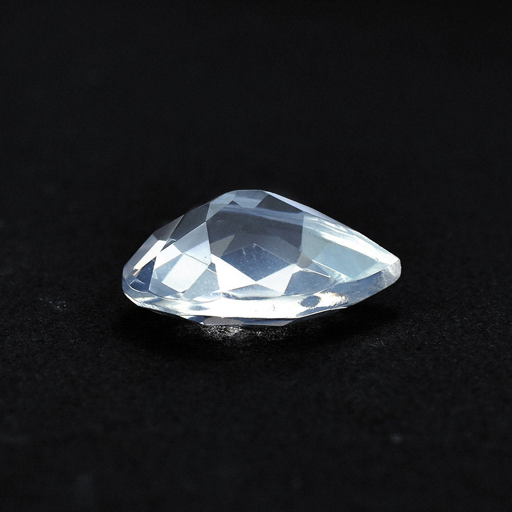 BLUE MOON QUARTZ CHECKER CUT PEAR (A/CLEAN) 14.00X10.00 MM 4.62 Cts.