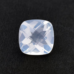 QUARTZ BLUE MOON CHECKER CUT (A/CLEAN) CUSHION 11.00X11.00 MM 4.65 Cts.