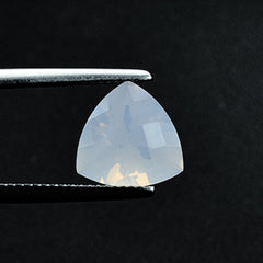 LAVENDER MOON QUARTZ CHECKER CUT TRILLIAN (A/CLEAN) 11.00X11.00 MM 3.86 Cts.