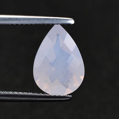 QUARTZ LAVENDER MOON CHECKER (A/CLEAN) PEAR 13.00X9.00 MM 3.20 Cts.