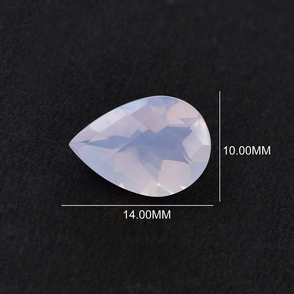 QUARTZ LAVENDER MOON CHECKER (A/CLEAN) PEAR 14.00X10.00 MM 4.15 Cts.