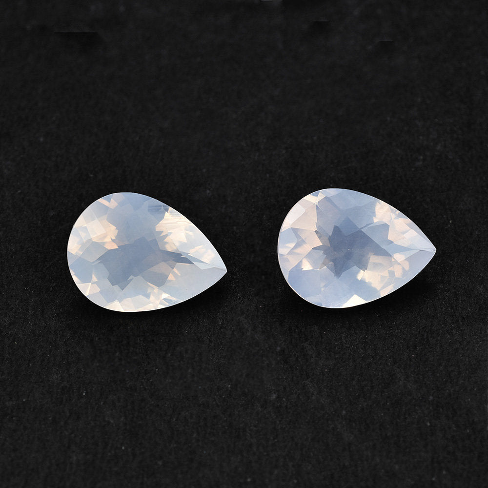 LAVENDER MOON QUARTZ CHECKER PEAR (A/CLEAN) 16.00X12.00 MM 6.86 Cts.