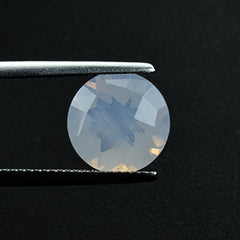 LAVENDER MOON QUARTZ CHECKER CUT ROUND (A/CLEAN) 11.00X11.00 MM 4.14 Cts.