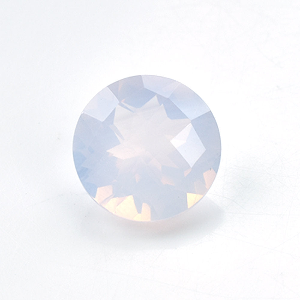 LAVENDER MOON QUARTZ CHECKER CUT ROUND (A/CLEAN) 11.00X11.00 MM 4.14 Cts.