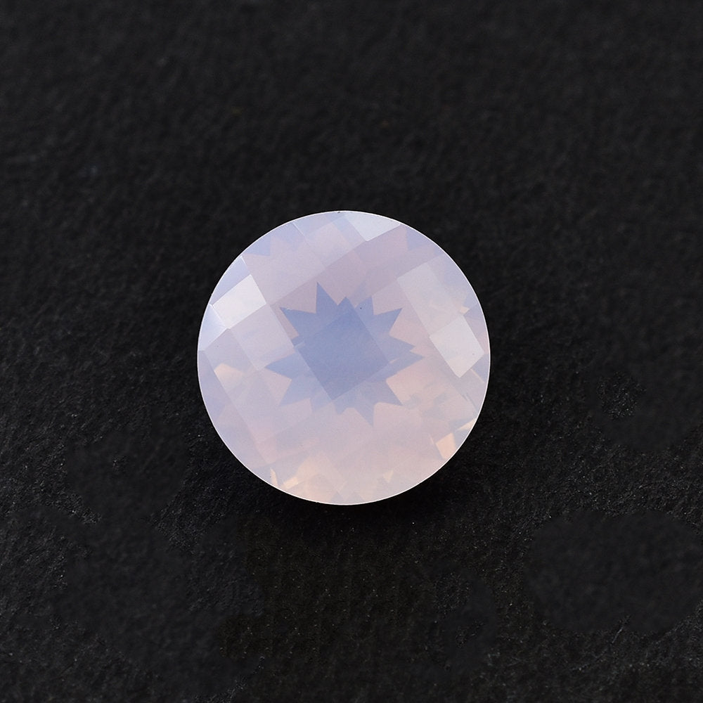 QUARTZ LAVENDER MOON CHECKER CUT (A/CLEAN) ROUND 12.00X12.00 MM 5.57 Cts.