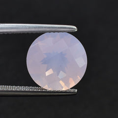 QUARTZ LAVENDER MOON CHECKER CUT (A/CLEAN) ROUND 12.00X12.00 MM 5.57 Cts.