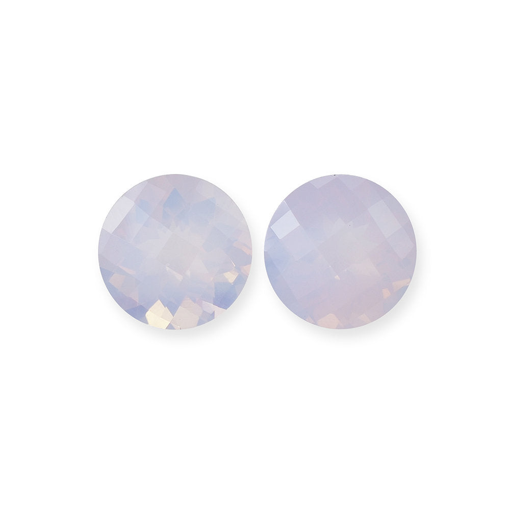 QUARTZ LAVENDER MOON CHECKER CUT (A/CLEAN) ROUND 12.00X12.00 MM 5.57 Cts.