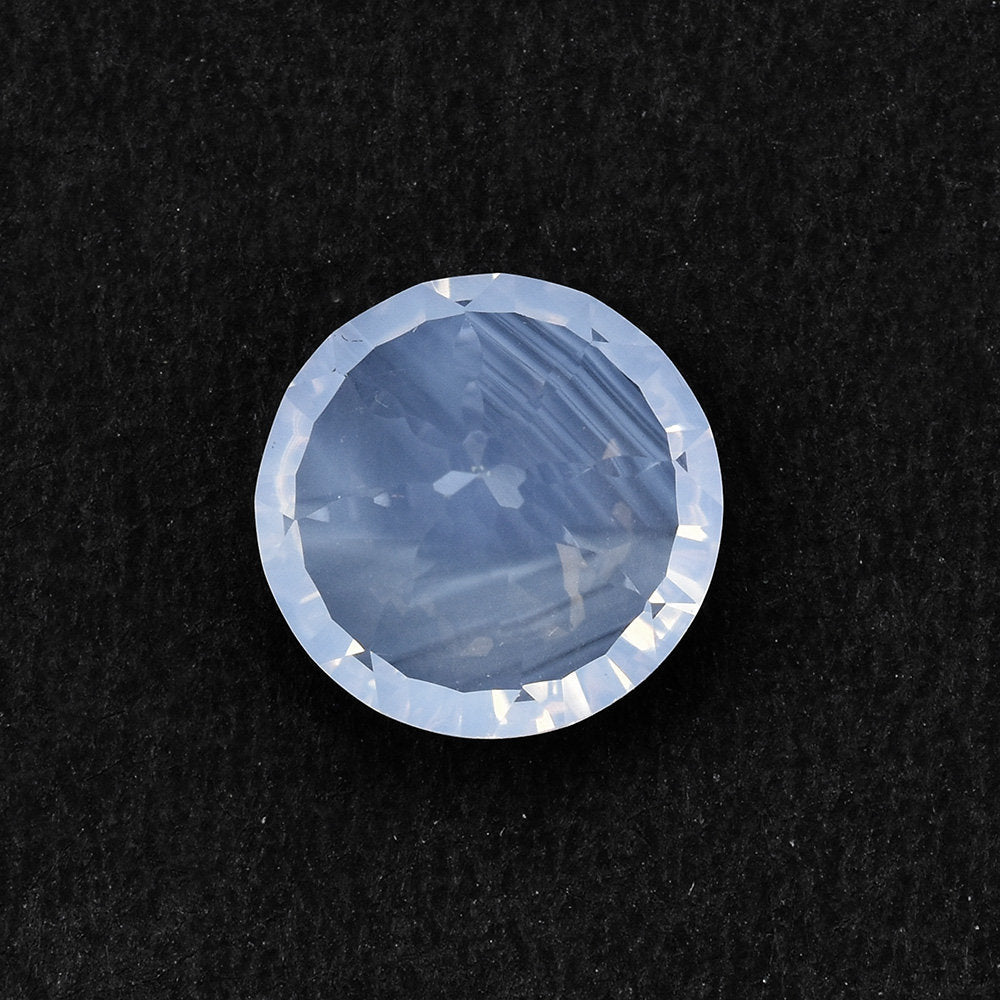LAVENDER MOON QUARTZ CONCAVE CUT ROUND (A/CLEAN) 12.00X12.00 MM 5.10 Cts.