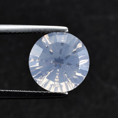 LAVENDER MOON QUARTZ CONCAVE CUT ROUND (A/CLEAN) 12.00X12.00 MM 5.10 Cts.