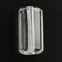 CRYSTAL STEP CUT BARREL (FULL DRILL 1MM) (HI) 14.50X7MM 7.43 Cts.