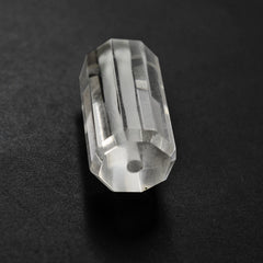 CRYSTAL STEP CUT BARREL (FULL DRILL 1MM) (HI) 14.50X7MM 7.43 Cts.