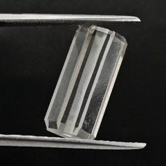 CRYSTAL STEP CUT BARREL (FULL DRILL 1MM) (HI) 14.50X7MM 7.43 Cts.