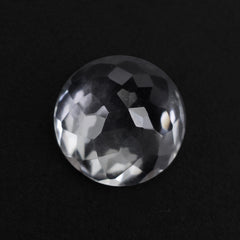 CRYSTAL FLOWER CUT ROUND CAB 6MM 0.76 Cts.