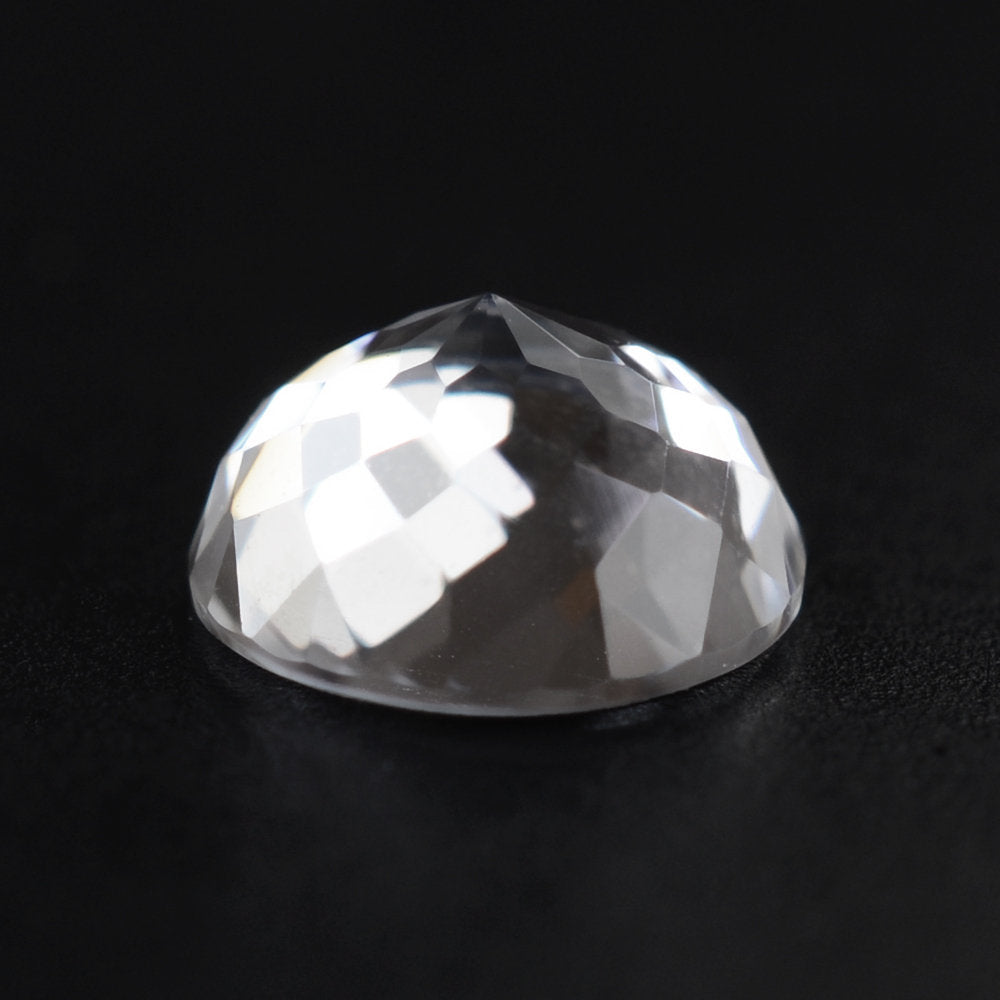CRYSTAL FLOWER CUT ROUND CAB 6MM 0.76 Cts.