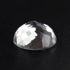 CRYSTAL FLOWER CUT ROUND CAB 6MM 0.76 Cts.