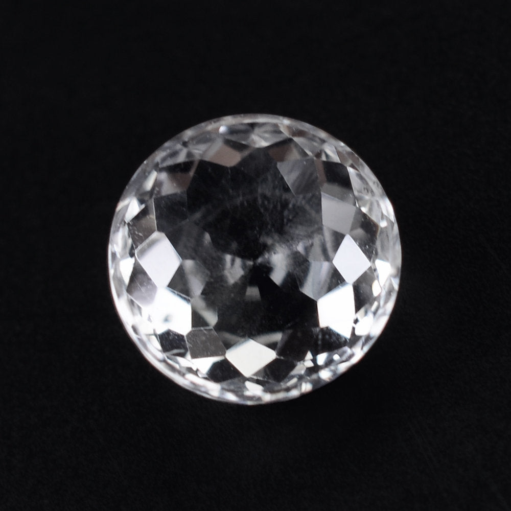 CRYSTAL FLOWER CUT ROUND CAB 6MM 0.76 Cts.