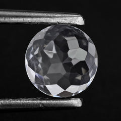 CRYSTAL FLOWER CUT ROUND CAB 6MM 0.76 Cts.