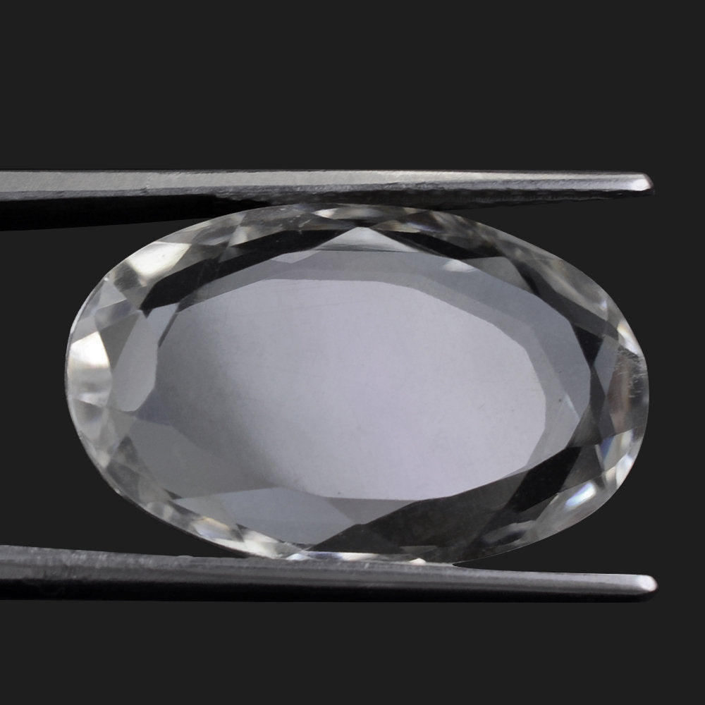 CRYSTAL BOTH SIDE TABLE CUT OVAL 24X15MM 18.51 Cts.