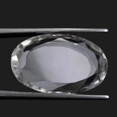 CRYSTAL BOTH SIDE TABLE CUT OVAL 24X15MM 18.51 Cts.