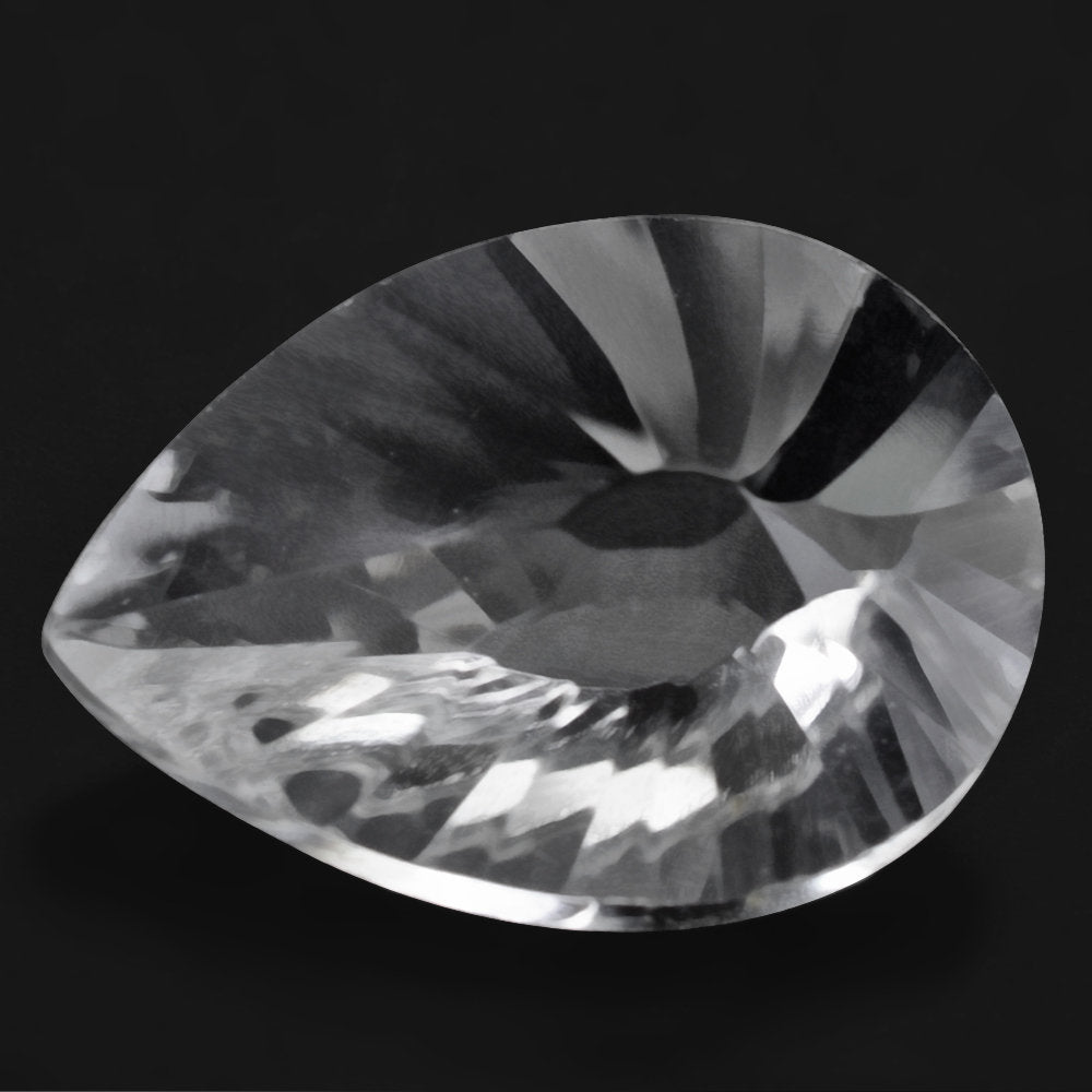 CRYSTAL CONCAVE BRIOLETTE PEAR (DES#14,15) 18X13MM 8.22 Cts.