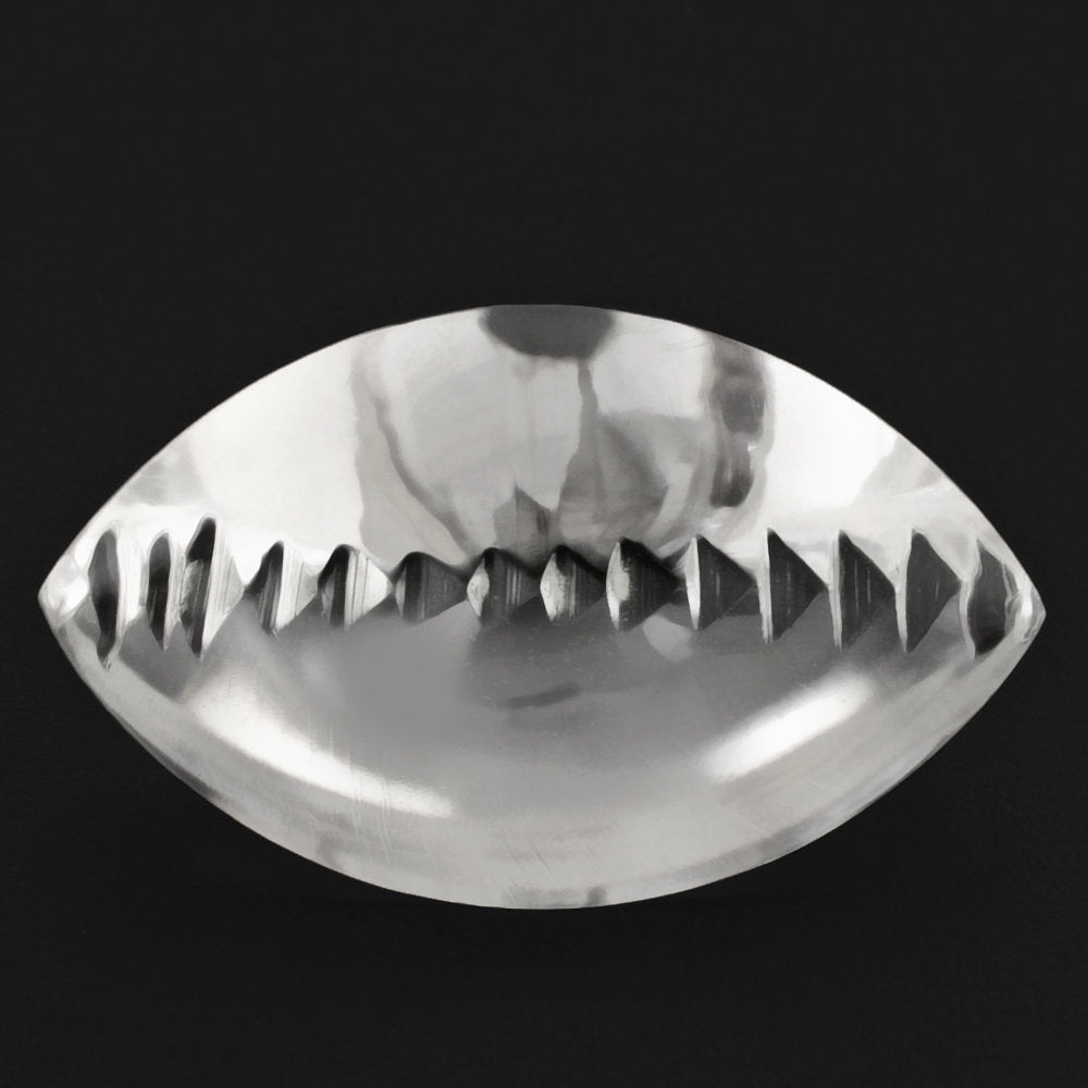 CRYSTAL BUFFTOP ZIP CUT BACK MARQUISE 20X12MM 9.89 Cts.