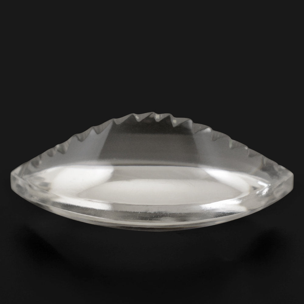 CRYSTAL BUFFTOP ZIP CUT BACK MARQUISE 20X12MM 9.89 Cts.