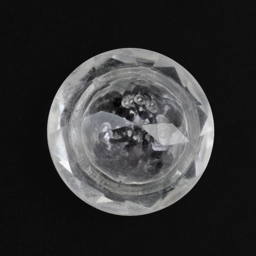 CRYSTAL CUT ROUND (WITH INSIDE BLACK SPINEL CUT ROUND 1.50MM) 8MM 1.62 Cts.