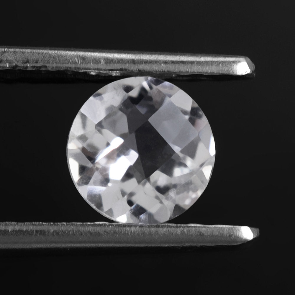 CRYSTAL CHECKER CUT ROUND 6MM 0.80 Cts.