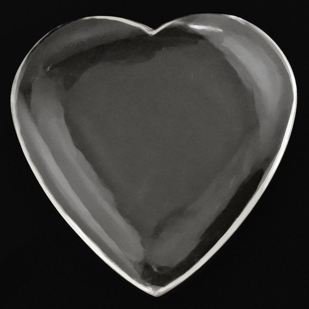 CRYSTAL LENTIL HEART 30MM 41.06 Cts.